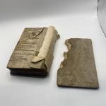 Vintage German Catholic Prayer Book in Brown Cloth