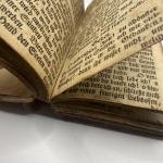 Vintage German Catholic Prayer Book in Brown Cloth