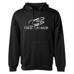 Romans 6:23 Wages of Sin Black Christian Hoodie