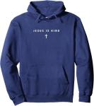 Jesus Is King Minimalist Christian Hoodie