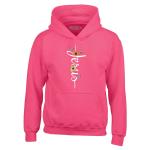 Jesus Cross Flowers Butterflies Hoodie Sweatshirt