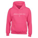 Jesus Loves You Cross Hoodie for Believers