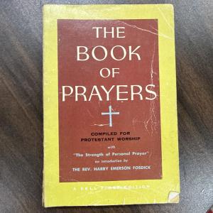 Vintage 1954 Prayer Book by Rev. Fosdick