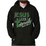 Jesus Lives Cross Hoodie for Men and Women