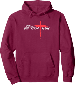Funny Jesus Cross Hoodie for Christians