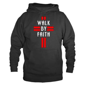 Faith Walk Hoodie - Jesus Christ Christian Apparel