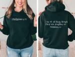 Philippians 4:13 Jesus Christian Hoodie Gift