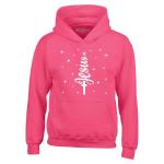 Jesus Christmas Tree Hoodie Christian Holiday Season Sweatshirt
