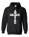 Amazing Grace Cross Inspirational Unisex Hoodie