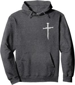 Jesus Cross Minimalist Christian Hoodie for Everyday Wear