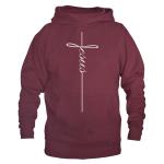 Jesus Cross Pullover Hoodie for Christians