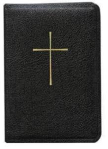 Black Leather Prayer Book and Hymnal Combo