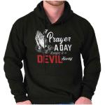 Christian Hoodie: Prayer Helps Keep Devil Away