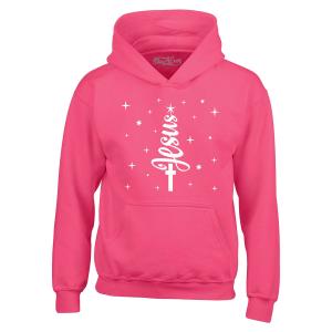 Jesus Christmas Tree Hoodie for Holiday Cheer