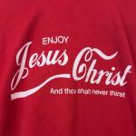 Thou Shalt Never Thirst Jesus Christ Hoodie