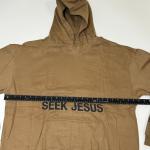 Seek Jesus Heaven Unisex Hoodie - Brown
