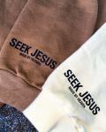 Seek Jesus Made By Heaven Brown Hoodie XXL