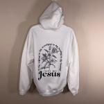 Floral Jesus Hoodie for Women - Faith Pullover