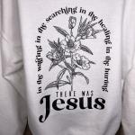 Floral Jesus Hoodie for Women - Faith Pullover