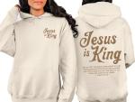 Jesus Is King Christian Hoodie for Believers