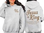 Jesus Is King Christian Hoodie for Believers