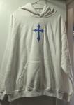 White Jesus Saves Hoodie - Unisex, Medium Size