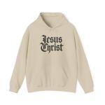 Jesus Christ Graphic Hooded Sweatshirt for Adults