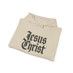 Jesus Christ Graphic Hooded Sweatshirt for Adults
