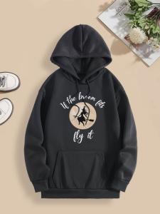 Jesus Floral Inspirational Hoodie for Women