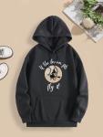 Jesus Floral Inspirational Hoodie for Women