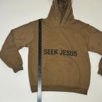 Seek Jesus Unisex Hoodie - Brown with Logo