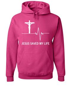 Jesus Saved My Life Hoodie - Christian Faith Wear