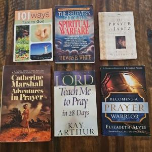 Set of 6 Inspirational Prayer Books