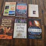 Set of 6 Inspirational Prayer Books
