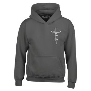 Pocket Size Jesus Cross Hoodie Sweatshirt