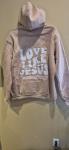 Tan 'Love Like Jesus' Hoodie - XL Size