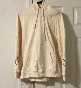 Love Like Jesus Women's Hoodie with Cross Heart