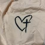 Love Like Jesus Women's Hoodie with Cross Heart