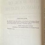 1945 Hardcover Book of Common Prayer
