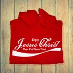 Jesus Christ Hoodie - Never Thirst Gospel Sweatshirt