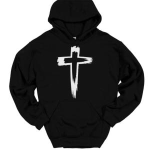 Christian Cross Hoodie - Praise God Sweatshirt