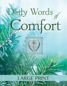 Large Print Daily Words of Comfort Book