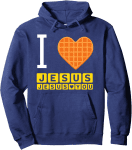 I Love Jesus Heart Hoodie for Everyone