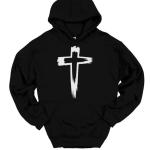 Christian Cross Hooded Sweatshirt - Praise God Hoodie