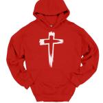 Christian Cross Hooded Sweatshirt - Praise God Hoodie