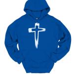 Christian Cross Hooded Sweatshirt - Praise God Hoodie