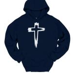 Christian Cross Hooded Sweatshirt - Praise God Hoodie