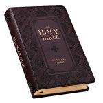 KJV Giant Print Red Letter Bible, Faux Leather