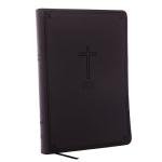 NKJV Large Print Thinline Bible, Charcoal, Red Letter