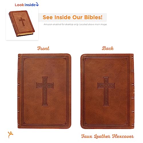 KJV Holy Bible Large Print Compact, Red Letter